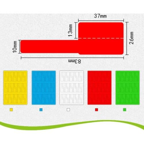 30pcs Waterproof Identification Tags Self-adhesive Cable Tie Sticker Labels Fiber Organizers Hand Marker Tool