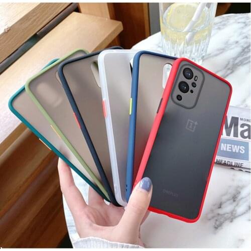 Camera Protection Frosted Translucent Phone Case For Oneplus 9 One plus 9R 8 Pro 8T Nord CE 5G Nord N10 N100 Cover