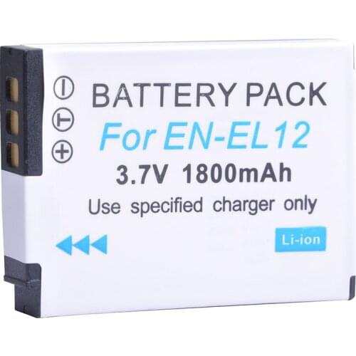 1pcs EN-EL12 ENEL12 Li-ion Battery for Nikon Coolpix A1000 B600 W300 A900 AW100 AW110 AW120 AW130 S6300 S8100 S8200 S9050