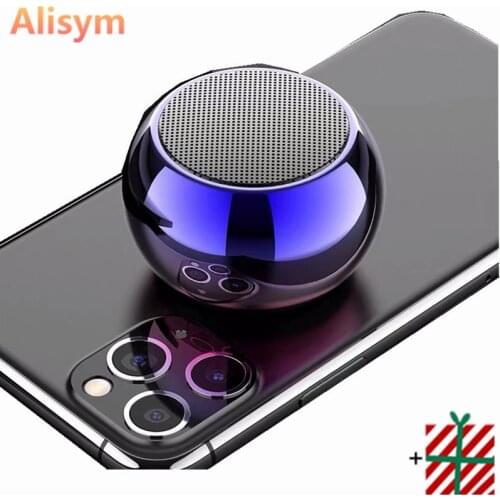 2021 Tws Bass Loudspeaker Super Mini Multi-Function Outdoor Sports Portable Round Small Steel Cannon Wireless Bluetooth Speaker