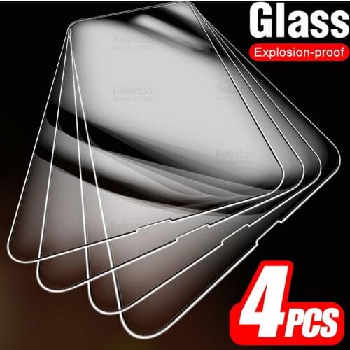 4pcs 9D Tempered Glass For Iphone 13 Pro Max Aifon Aiphone I Phone 11 12 Mini 13Pro 12Pro 11Pro Screen Protector Protective Film