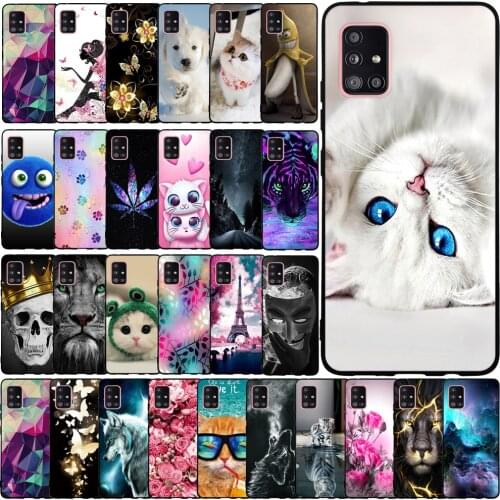 For Samsung Galaxy A51 Case silicone Soft TPU Back Cover For Samsung A51 5G A 51 SM-A516F Phone Cases Galaxy A51 Cover Bumper