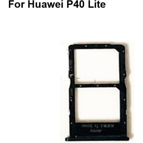 For Huawei P40 Lite New Tested Sim Card Holder Tray Card Slot For Huawei P 40 Lite Sim Card Holder Replacement P40lite