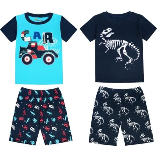 Kids Pajamas Children Sleepwear Baby Pajamas Sets Boys Girls Funny Cartoon Pyjamas Cotton Nightwear Clothes Kids Clothing