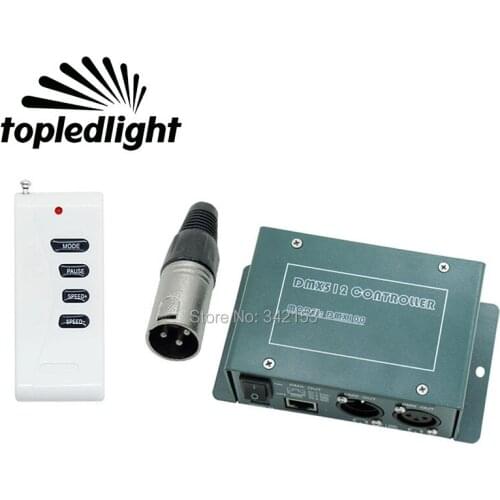 DMX100 RGB LED Controller 12V With Remote Control For Dream Color LED Light Strip Portable Lighting Accessories