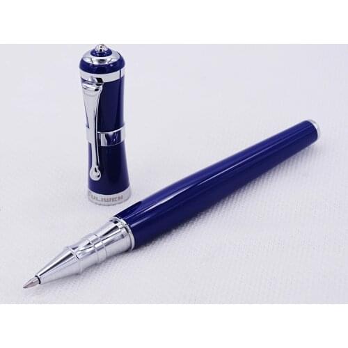Fuliwen 2051 Metal Rollerball Pen, Fresh Fashion Style Fine Point 0.5mm Beautiful Colors for Office Home School, Men and Women