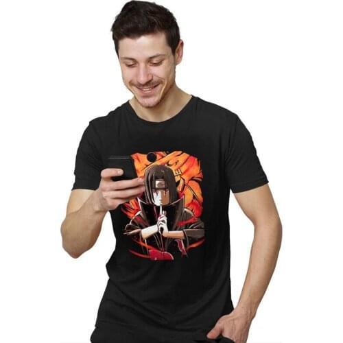 Cool Anime Manga T Shirt Men Short-Sleeve Simwill T-shirt Graphic Tee Tops Cotton Regular Fit Tshirt Merch