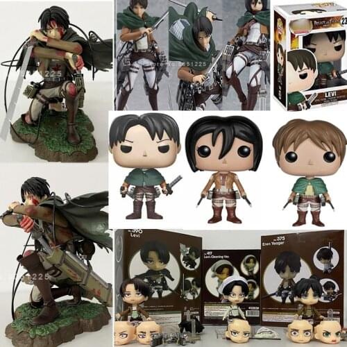 Attack on Titan Figure Rival Ackerman Action Figure Package Ver. Levi Artfx J Levi Battle Damage Rivaille PVC Action Figure