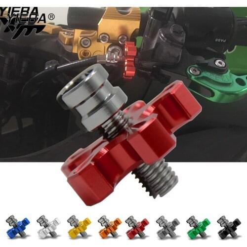 Motorcycle M8*1.25CNC Clutch Cable Wire Adjuster Screw for HONDA MSX125 CB500 CB600 CB750 ninja250 ninja300 z900 Z650 Z300 250SB