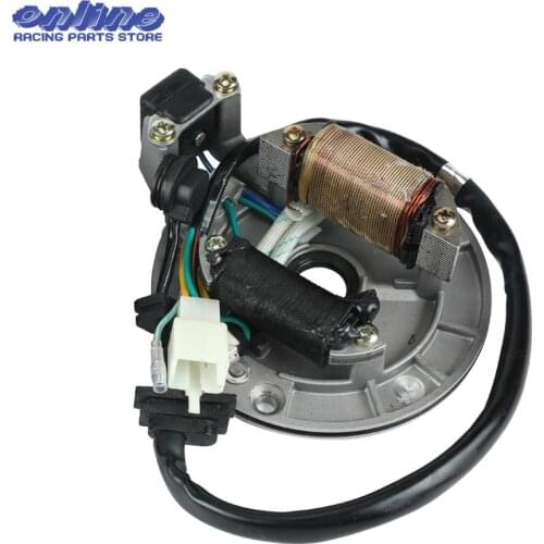Motorcycles AC Ignition Magneto stator Coil For LF 50cc 110cc 125cc Lifan Horizontal Kick Starter Engines Dirt Pit Bikes
