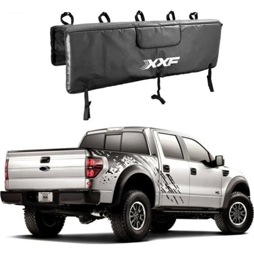 Truck Tailgate Pad Bicycles Rear Fixed Protective Tail Cushion Door Cushion With Seat Belt Tool Bag Carrier Bicycle MountainBike