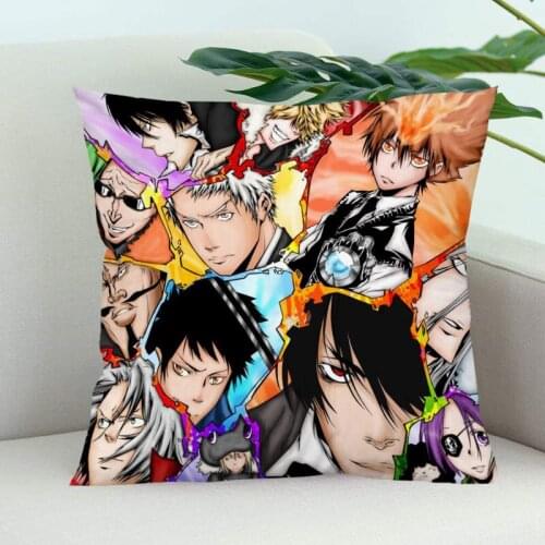 Katekyo Hitman Reborn Pillow Cover Bedroom Home Office Decorative Lee Ji Eun Pillowcase Square Zipper Pillow Cases Satin Soft
