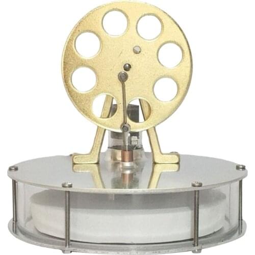 J6PC Low Temperature Metal Stirling Engine Generator Desk Models Education Toy Model