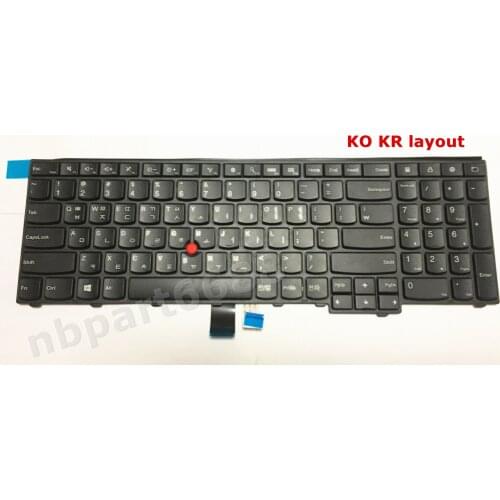 New for IBM ThinkPad E531 E540 T540P T540 L540 W540 KR KO Keyboard 04Y2380 0C449
