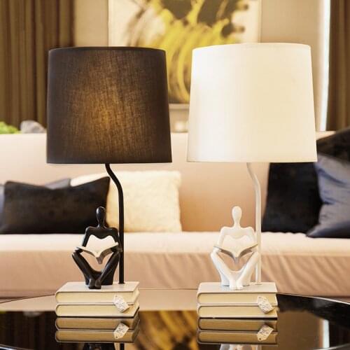 Creative Housewarming New Home Table Lamp Modern Minimalist Living Room Character Table Lamp Decoration Bedroom Study Home Lamp