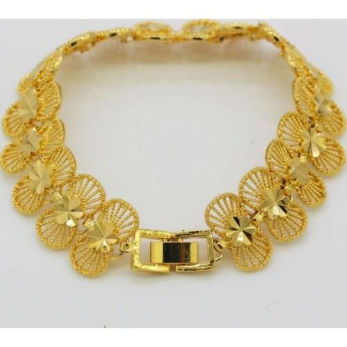 NEW Ethiopian Bracelet for Women Gold Color Charm Bangle JewelryArab/Egypt/Turkey/Iraq/Middle East Items