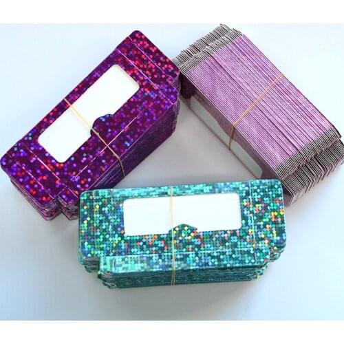 Wholesale Paper False Eyelash Packaging Box Lash Boxes Packaging Faux Cils 25mm Mink Lashes Box Case