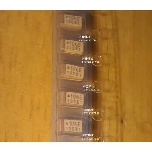 Original 20pcs/ 25v10UF 106E 10UF 25V A3216 A 1206 Tantalum Capacitor
