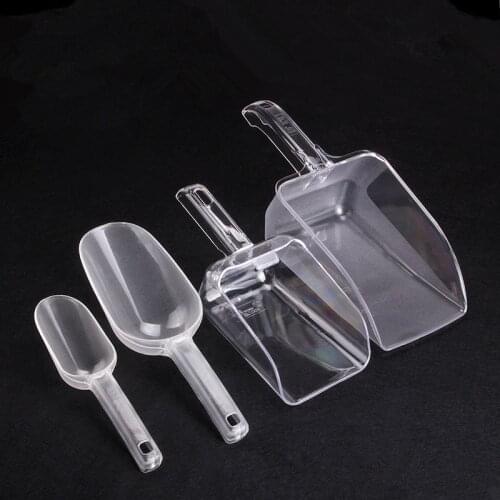Plastic Large ice scoop scale hopper Home Kitchen Flour Food Candy Sugar Scraper Scoops Bar Garden Tools