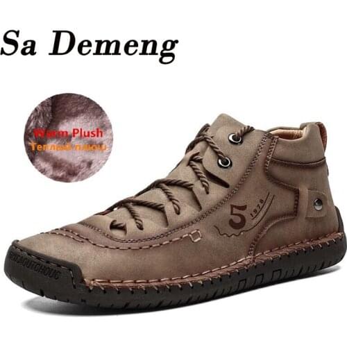 Мужские зимние ботинки Sa Demeng China At AliExpress