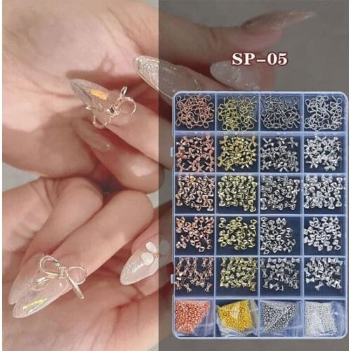 Glass Crystal AB Rhinestones Mix Size Flatback Round Nail Diamond with Professional for Nail Art Decoration