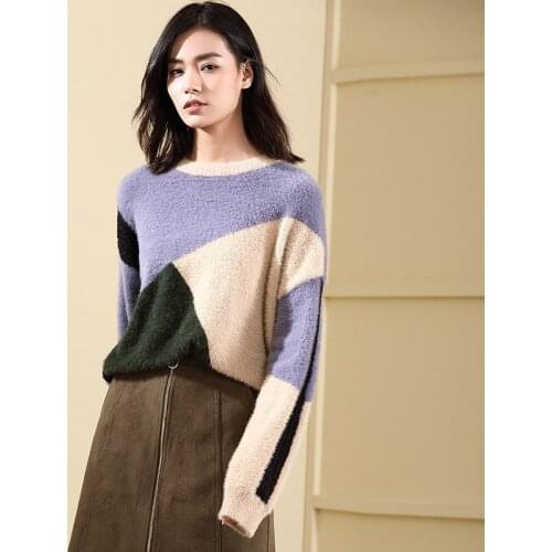 Sweaters fashion 2018 winter christmas womens jumper turtleneck sweater pullover fluffy Imitation cashmere sweater ladies