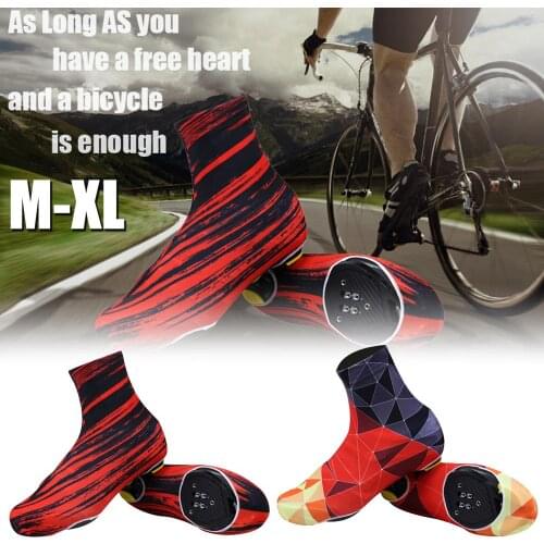 Bicycle Road Bike Lock Shoes Cycling Shoe Cover Waterproof Rainproof Warm Dustproof Lock Shoes Warm Non-Slip Safe Riding Acces