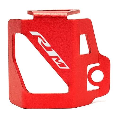 Motorcycle CNC High Quality Rear Brake Fluid Reservoir Guard Cover Protector For yamaha YZF R1 YZFR1 YZF-R1M 1998-2021 2020