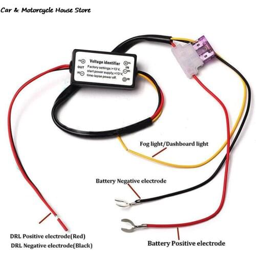 1Pc 12-18V Car Automatic ON/OFF Controller Module DRL Relay Kits Car LED Daytime Running Light