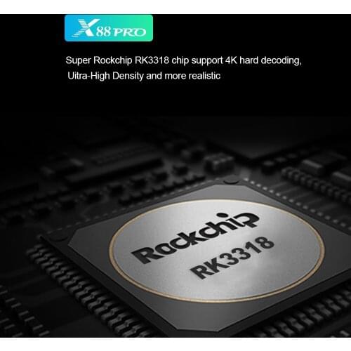 10pcs/lot dhl free X88 pro Android 9.0 TV Box 4G 32G 64G Rockchip RK3318 2.4G&5G Wifi