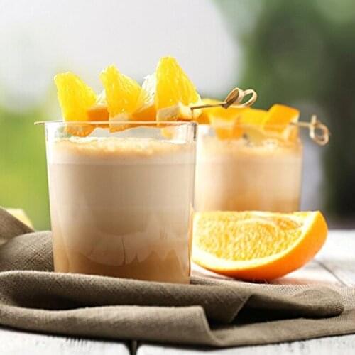 100pcs/set Tie A Knot Bamboo Food Picks Fruit Fork Sticks Buffet Cupcake Toppers Cocktail Forks Wedding Festival Decorations