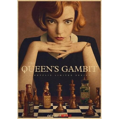 DIY Diamond Mosaic Needlework Full Square/Round Diamond Painting The Queens Gambit TV Series Cross Stitch Wall Art WG2634