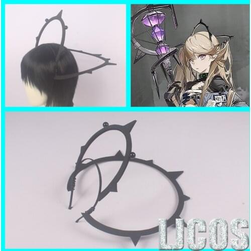Anime Game Arknights Indigo Cosplay Headwear Headband Hairwear Cosplay Props Accessories Halloween Xmas Gifts