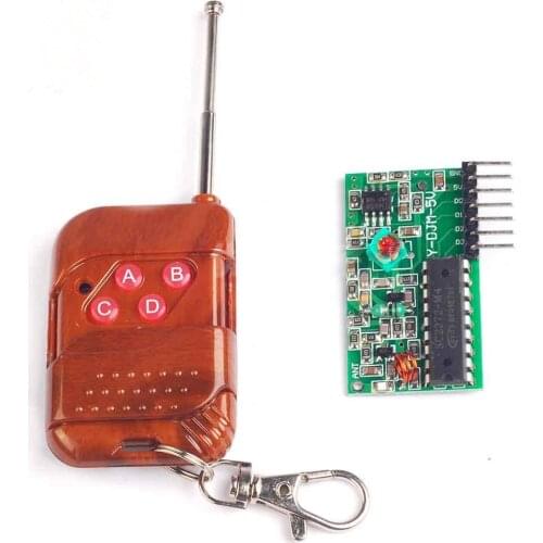 1set IC 2262/2272 4 CH 315Mhz Key Wireless Remote Control Kits Receiver module For arduino