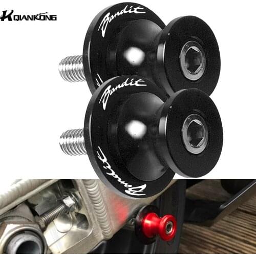 For SUZUKI GSF 250 600 600S 650 650S 650N 1200 1250 Bandit 650S Motorcycle 6mm 8mm 10mm Swingarm Spools Slider Stand Screws