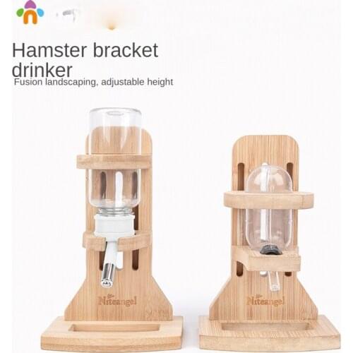 Pet Hamster Small Animal Accessories Feeding Supplies Hamster Vertical Water Fountain Ball Vacuum Kettle