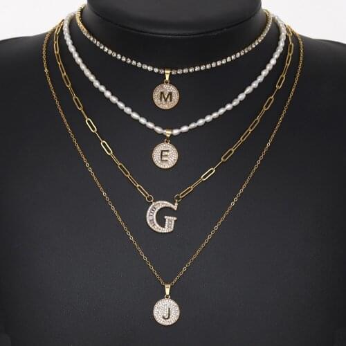 Classic Bling Rhinestone Choker Stainless Steel 18K-Gold Plated Chain Simple Party Name Jewelry 30+10cm Shinny Stone Necklace