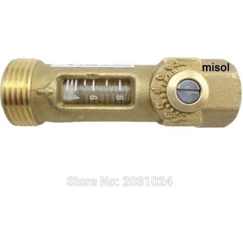 Brass Flow Meter Balancing Valve flow sensor for hot water system