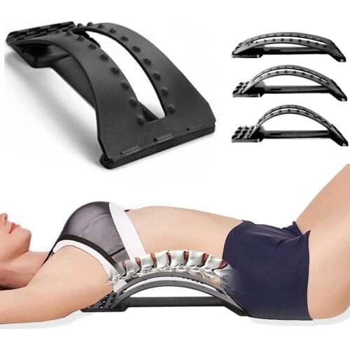 Multifunctional Back Stretcher Stretching Device Adjustable Massage Spine Posture Corrector Relaxation Apparatus Equipment