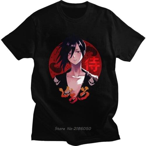 Fashion Hyakkimaru Dororo T Shirt for Men O-neck Short Sleeve Anime Manga Japan Samurai Printed Tshirt Cotton Tee Harajuku