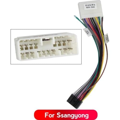 Navifly car Android radio cable 2 din for Ssangyong