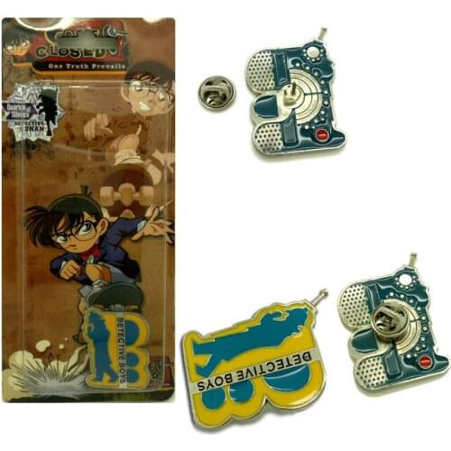 2016 NEW Anime Detective Conan Communicator alloy brooch badge anime pin cosplay accessory props Costumes Badge