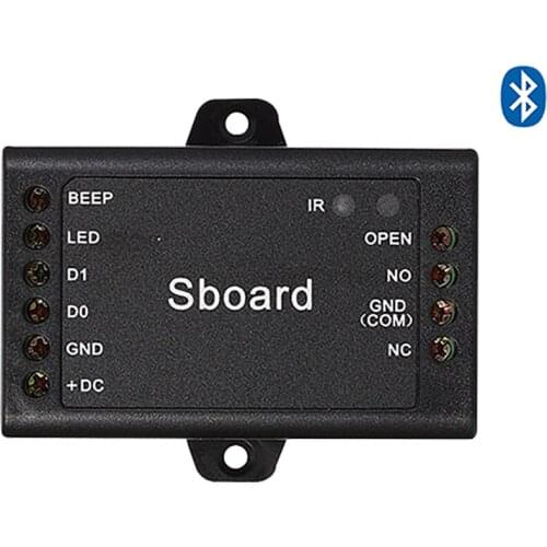 Sboard BT Bluetooth Single Door Access Controller Mini Door With Any Reader Controller Bits Wiegand 26~37 Output Connect