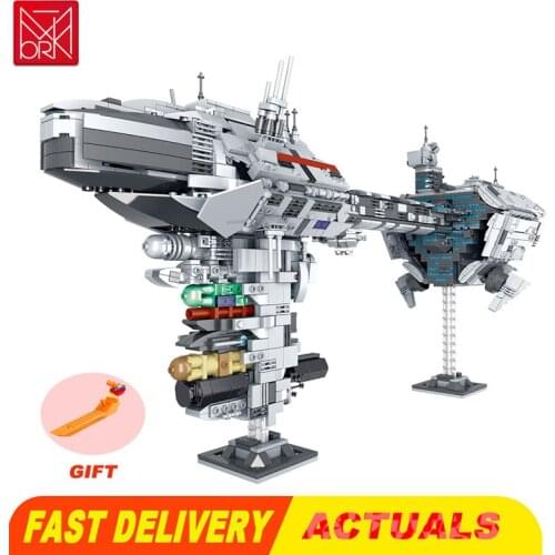 Big Movie Series Mork 032001 Buidling Blocks Nebula Medical Corvette Frigate 2070 Pcs Bricks Kids Education Toy Gifts
