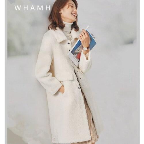 Japanese ZOJ Sheep Shearing Coat 2020 new Grain Fleece Womens Fur popular Graded Wild Cost-effective Fur One Medium Long Coat