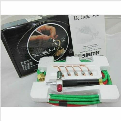 Jewelry Gas Torch Welding Soldering Little Torch Full w/ Hoses & 5 tips