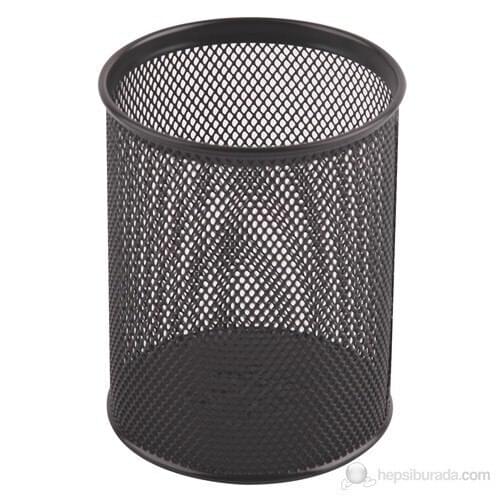 3A Metal Round Penholder Office Hexagonal Pen Pencil Holder Pen Storage Cosmetic Makeup Storage Box Desk Drawer Organizer