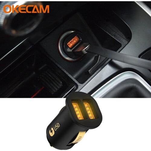 For Smart Fortwo Forfour 450 451 453 452 454 Crossblade Cabrio City-Coupe Roadster Coupe Dual USB Car Charger LED Fast Charging