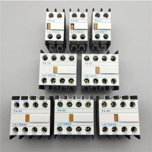 LA1-DN22 LA1-DN11 F4-22 11 31 40 Contactor block Auxiliary The auxiliary contact for CJX2 LC1-D AC Contactor 4 Poles