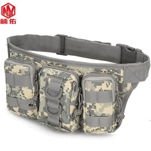 EDC Small Pocket Army Fan Tactical Camouflage Pocket Outdoor Mountaineering Cycling Sports Bag Portable Storage Bag
